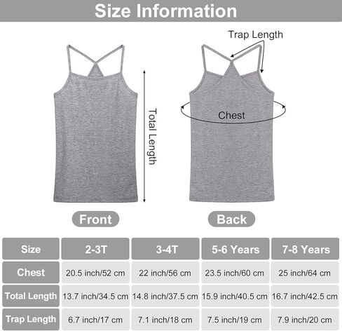 Cooraby 5 Pack Girl Dance Tank Tops Cami Undershirt Sleeveless Spaghetti Strap Tank Top for Ballet in Saudi Arabia