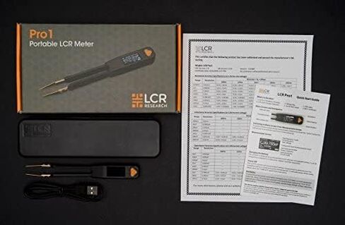 Pro1 Plus - مقياس LCR 100 كيلو هرتز بدقة 0.1%/اختبار LED/مقياس ESR/ملقط SMD ذكي/مع نصائح اختبار احتياطية in Kuwait