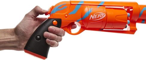 NERF Fortnite 6-SH Dart Blaster - Camo Pulse Wrap, Hammer Action Priming, 6-Dart Rotating Drum, Includes 6 Official Elite Darts in Saudi Arabia