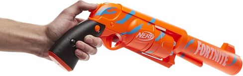 NERF Fortnite 6-SH Dart Blaster - Camo Pulse Wrap, Hammer Action Priming, 6-Dart Rotating Drum, Includes 6 Official Elite Darts in Saudi Arabia