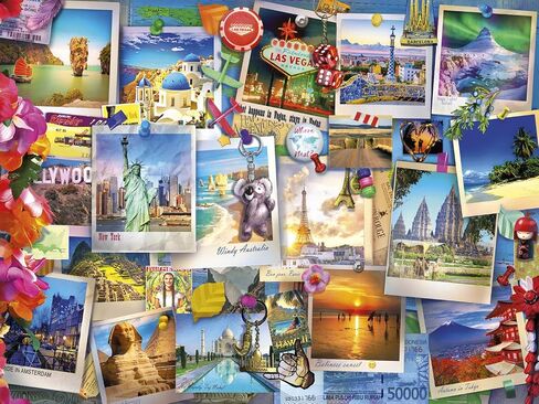 Buffalo Games - Adventure Awaits - 1500 Piece Jigsaw Puzzle, Blue for Adults Challenging Puzzle Perfect for Game Nights - 1500 Piece Finished Size is 31.50 x 23.50 in Saudi Arabia