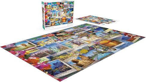Buffalo Games - Adventure Awaits - 1500 Piece Jigsaw Puzzle, Blue for Adults Challenging Puzzle Perfect for Game Nights - 1500 Piece Finished Size is 31.50 x 23.50 in Saudi Arabia