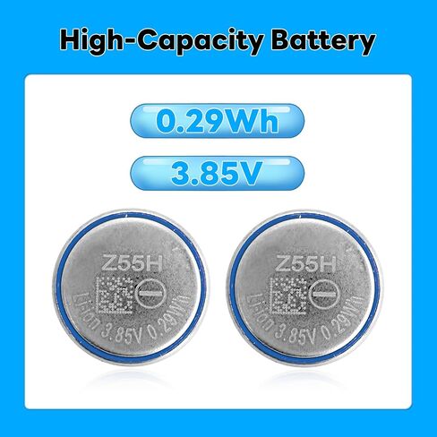 2pack Z55H 75mAh Battery for Sony Headset WF1000XM4 WF-1000XM4, Truly Wireless Earbud Noise Cancelling Headphones Premium 3.85V Battery with Installation Tools Kit in Saudi Arabia