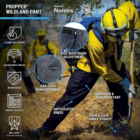 Propper Wildland Flame Resistant Pant, Navy, 3X-Large Regular in Saudi Arabia