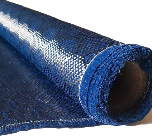 4 in – Beehive Weave - Carbon Fiber Aramid Fabric - Blue - 3K - 240g/meter - Beehive Weave - Advanced Carbon Fiber Cloth Fabric - 4" Wide Hemmed Fabric for Repair, DIY Projects (10, Ft) in Saudi Arabia