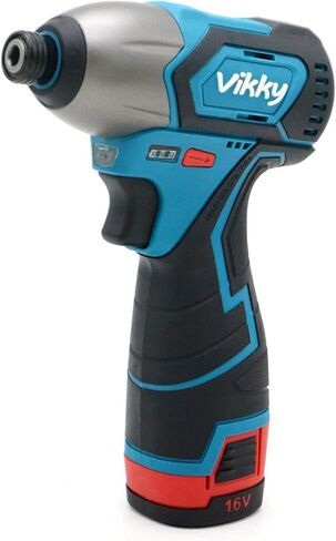 16V 1/4" Hex Impact Screwdriver 2.0Ah cordless 3-speed torque adjustable electric driver with brushless motor providing powerful power. Suitable for DIY and home daily use in Kuwait