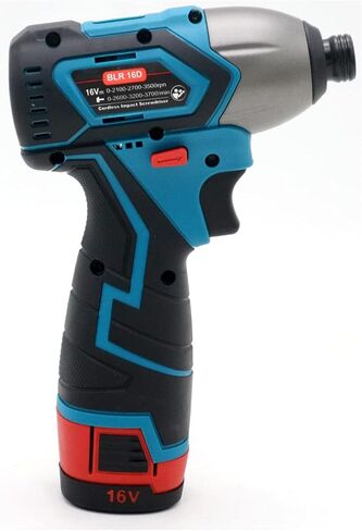 16V 1/4" Hex Impact Screwdriver 2.0Ah cordless 3-speed torque adjustable electric driver with brushless motor providing powerful power. Suitable for DIY and home daily use in Kuwait