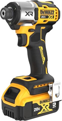 مجموعة أدوات التشغيل اللاسلكية DEWALT 20V MAX* XR، بدون فرشاة، 1/4 بوصة، 3 سرعات، بطاريتان (DCF887D2) in Saudi Arabia