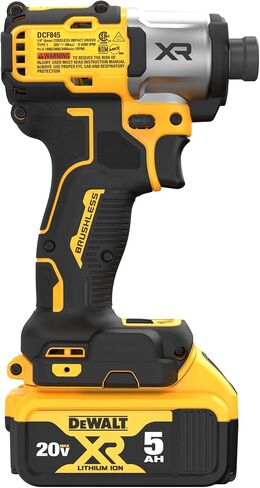 مجموعة أدوات التشغيل اللاسلكية DEWALT 20V MAX* XR، بدون فرشاة، 1/4 بوصة، 3 سرعات، بطاريتان (DCF887D2) in Saudi Arabia