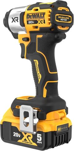مجموعة أدوات التشغيل اللاسلكية DEWALT 20V MAX* XR، بدون فرشاة، 1/4 بوصة، 3 سرعات، بطاريتان (DCF887D2) in Saudi Arabia