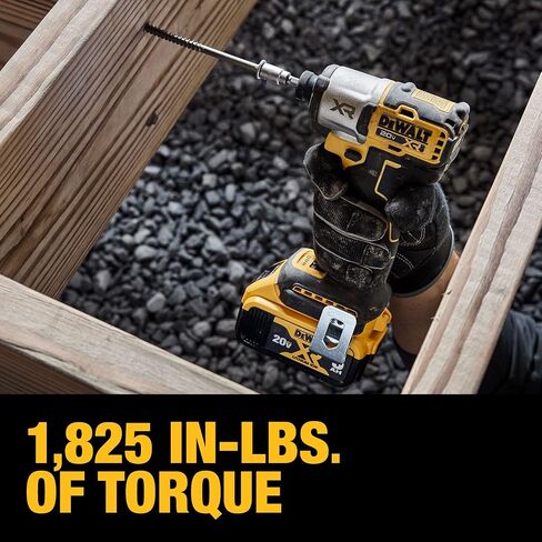 DEWALT 20V MAX Impact Driver, Cordless, 3-Speed, Battery and Charger Included (DCF845P1) in Saudi Arabia