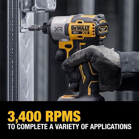 DEWALT 20V MAX Impact Driver, Cordless, 3-Speed, Battery and Charger Included (DCF845P1) in Saudi Arabia