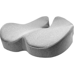Extra Large Seat Cushion - Memory Foam Office Chair Cushion, Ergonomically Designed for Office & Car Seats, Relieves Pain from Prolonged Sitting & Sciatica in Saudi Arabia