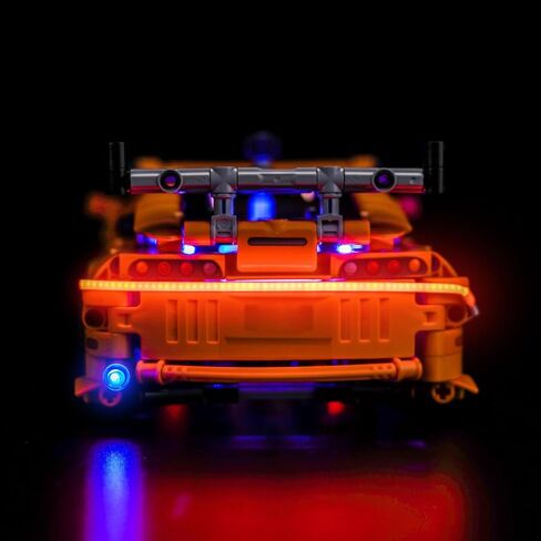 إضاءة LED متوافقة مع LEGO Technic Fast and Furious Toyota supra MK4 ، مجموعة الضوء المتوافقة مع LEGO 42204 ، لم يتم تضمين مجموعة النموذج - فقط الأضواء in Saudi Arabia