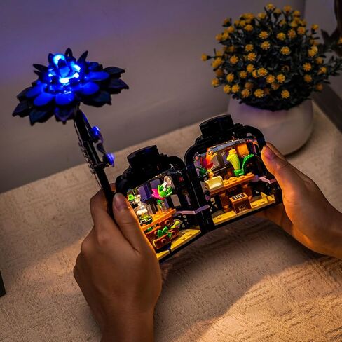 LED Lighting Compatible with Lego 76784 Black Dahlia Flower, Light Kit Compatible with Lego 76784,NOT Included The Model Set - JUST Lights in Saudi Arabia
