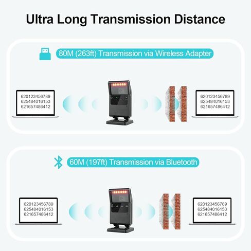 OBZ 1D 2D سطح المكتب SCANNER SCANNER ، QR Barcode Reader USB ماسح ضوئي السلك in Kuwait