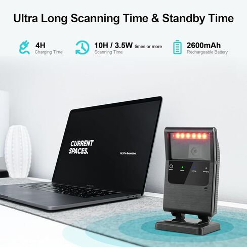 OBZ 1D 2D سطح المكتب SCANNER SCANNER ، QR Barcode Reader USB ماسح ضوئي السلك in Kuwait