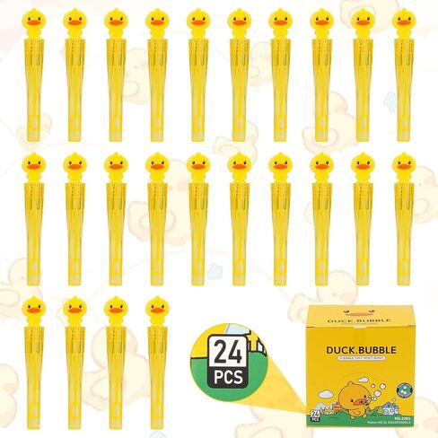 Duck Party Favors Bubble Wands for Kids Rubber Duck Toy Series Birthday Presents Giveaways Little Ducky Bubbles Blowing Toys in Saudi Arabia