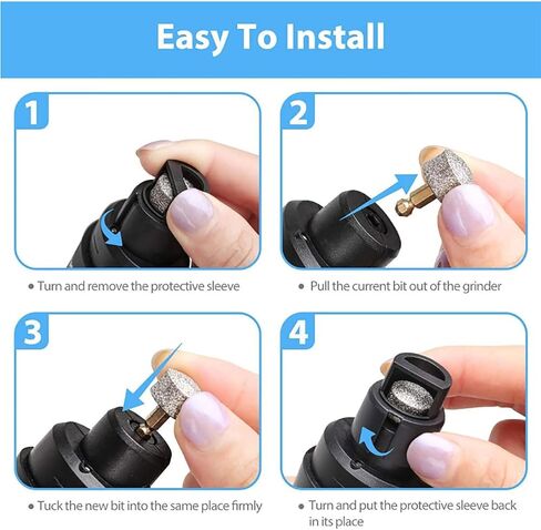 Silent Groom Pro Nail Grinder & Trimmer for Dogs ، Thaight و Low Vibration Pet Grooming Tool للكلاب الصغيرة والكبيرة - Clipper Safe Paws مع LED Light for Professional Home Grooming (1pcs) in Kuwait