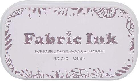 Stamp Ink Pads for Rubber Stamps, Stamp Pads for Card Making Wood Fabric and Paper(Porcelain White) in Saudi Arabia