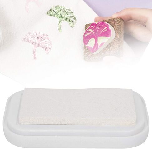Stamp Ink Pads for Rubber Stamps, Stamp Pads for Card Making Wood Fabric and Paper(Porcelain White) in Saudi Arabia