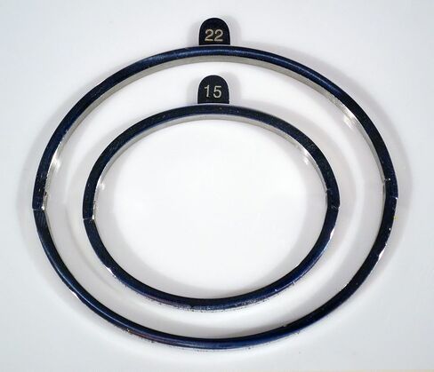 مسارات Deluxe Oval و Sizer Sizer مع أداة قياس حجم المعصم للمجوهرات المحترفين مقياس تحجيم المعصم المعدني in Saudi Arabia
