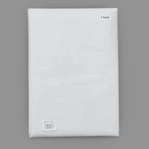 110 Inch Wide Blackout Fabric by The Yard - 2 Yard Pre Cut (72" x 110") Drapery Lining Material, Premium Triple-Layer White Fabric for Curtains, Drapery Linings & DIY Projects in Kuwait