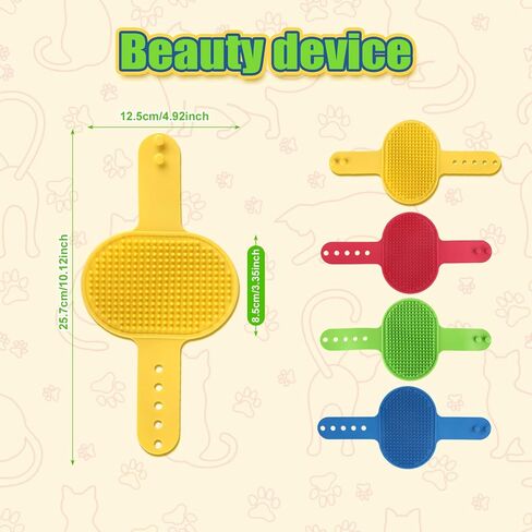 4 مساءً فرشاة Cat Self Groomer ، Silicone Cat Face Granter Corner Brush قابلة للتعديل تدليك الشعر بأمهات من 2.09-2.76in in Kuwait