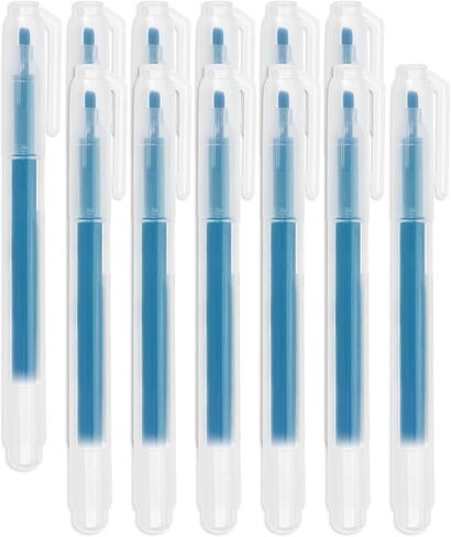 M&G Blue Highlighter ، 12 حزمة من Lighters Highlighters No Bleeds Highliters Pens Neon Shicay Clean Clean Hightlement in Kuwait