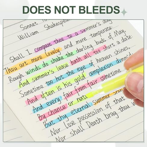 M&G Blue Highlighter ، 12 حزمة من Lighters Highlighters No Bleeds Highliters Pens Neon Shicay Clean Clean Hightlement in Kuwait