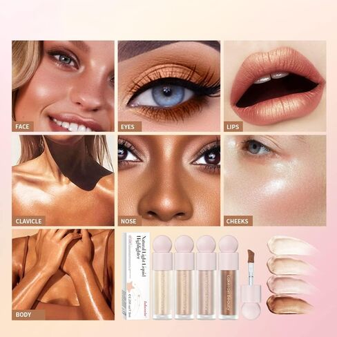 Starlight Multi-Use Glotion Stick - Waterproof Luminous Lotion, Silky Smooth Glitter Highlighter for Face & Body in Saudi Arabia