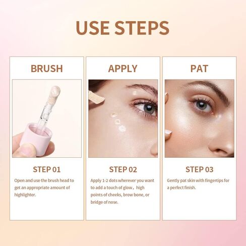Starlight Multi-Use Glotion Stick - Waterproof Luminous Lotion, Silky Smooth Glitter Highlighter for Face & Body in Saudi Arabia