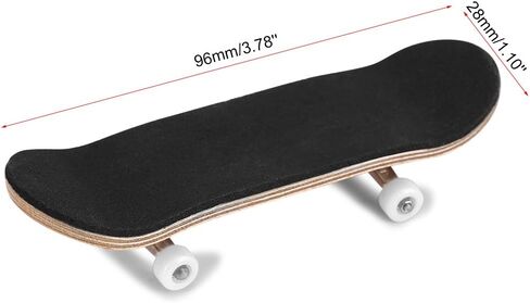 Professional Mini Fingerboards, Maple Wooden Alloy Fingerboard Finger Skateboards with Box Reduce Pressure Kids Gifts Finger Skateboard in Kuwait