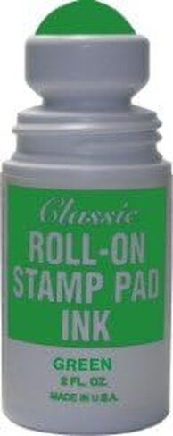 Roll-on Stamp Pad Ink - Green in Saudi Arabia