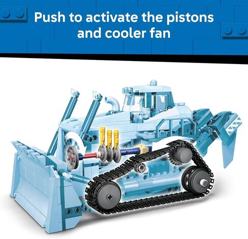 LEGO CITY Yellow Guldozer Construction Site Building Toy For Kids ، Ages 8+ - Play Play Set & Building Buildings w/Toy Buldozer Idea for Boys & Girls - 60466 in Saudi Arabia