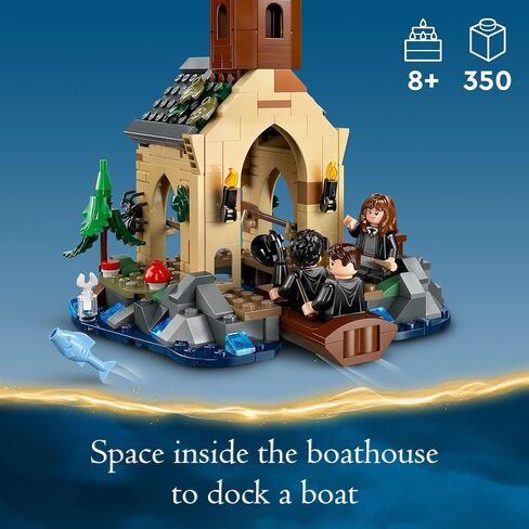 LEGO HARRY POTTER HOGWARTS BOAT House Toys - Harry Potter Toys for Kids ، Girls & Boys ، Age 8+ - HIARDING HOME مع 5 أرقام صغيرة - 76426 in Saudi Arabia