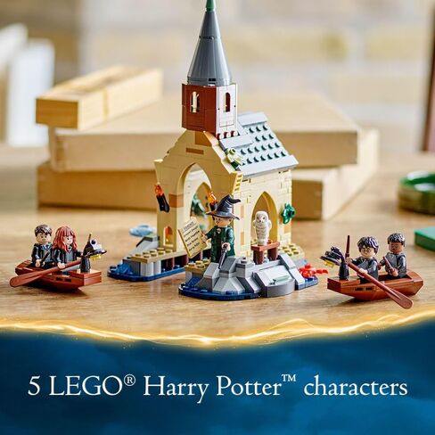 LEGO HARRY POTTER HOGWARTS BOAT House Toys - Harry Potter Toys for Kids ، Girls & Boys ، Age 8+ - HIARDING HOME مع 5 أرقام صغيرة - 76426 in Saudi Arabia