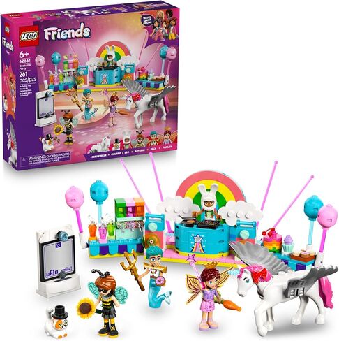 حفلة زي Lego Friends مع لعبة Unicorn & Fairy Pray Play Toy - لعبة تفاعلية لرواية القصص مع Cat و Unicorn Toys - فكرة هدية عيد الميلاد الإبداعية للفتيات والفتيان ، 6+ - 42661 in Saudi Arabia