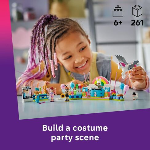 حفلة زي Lego Friends مع لعبة Unicorn & Fairy Pray Play Toy - لعبة تفاعلية لرواية القصص مع Cat و Unicorn Toys - فكرة هدية عيد الميلاد الإبداعية للفتيات والفتيان ، 6+ - 42661 in Saudi Arabia