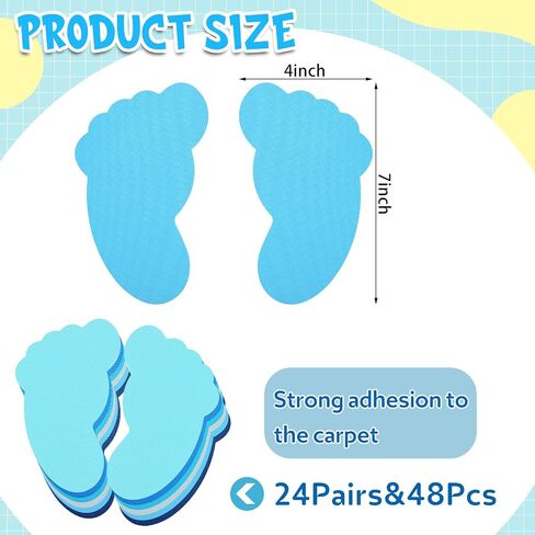 Outus 48 PCS POTS FET POTS ، صف STAY SIT POCTS لأرضية الفصل الدراسي ، علامات السجاد لمستلزمات المعلمين ، سجادة الفصول الدراسية (اللون الكلاسيكي) in Saudi Arabia