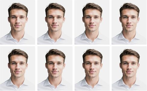 Passport Photo Prints 35 x 45 mm (3.5 x 4.5 cm), Visa Photo for European country traveling Same Day Shipping Passport Pictures for ID, Visa, Application (4 pcs) in Saudi Arabia
