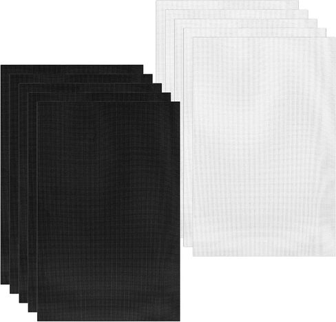 10pcs 0.5mm fursuit عيون شبكة مقاومة للماء pvc pvc ورقة الشبكة pvc البلاستيك الشبكة الفارغة مصنوعة من ألواح قماش لفروي cosplay الدعائم الفراء in Saudi Arabia