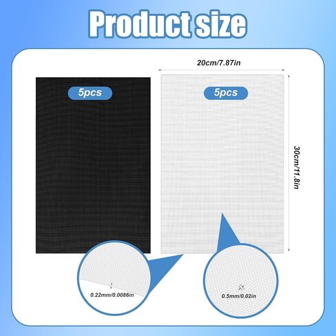 10pcs 0.5mm fursuit عيون شبكة مقاومة للماء pvc pvc ورقة الشبكة pvc البلاستيك الشبكة الفارغة مصنوعة من ألواح قماش لفروي cosplay الدعائم الفراء in Saudi Arabia