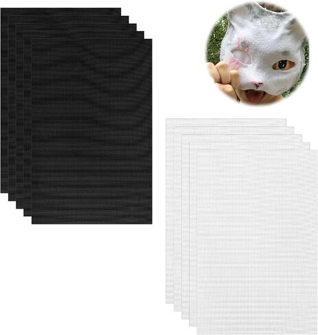 10pcs 0.5mm fursuit عيون شبكة مقاومة للماء pvc pvc ورقة الشبكة pvc البلاستيك الشبكة الفارغة مصنوعة من ألواح قماش لفروي cosplay الدعائم الفراء in Saudi Arabia