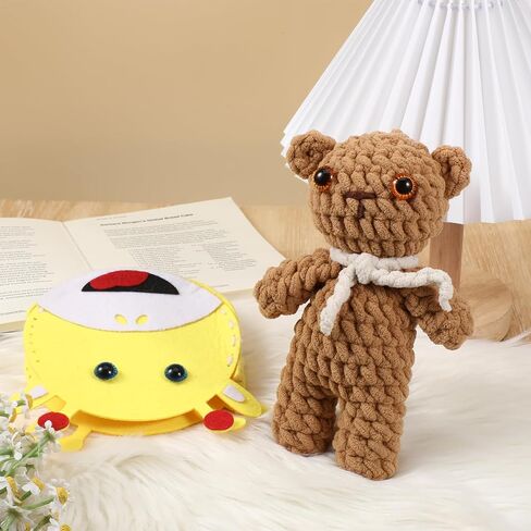 jiyin 20pcs عيون السلامة 15 ملم لـ Amigurumis Colored Crochet Eye مع غسالات ، 5 ألوان عين حيوانية من البلاستيك لصنع DIY من الحرف الدب ، دمية مصنوعة للحيوانات مصنوعة in Saudi Arabia