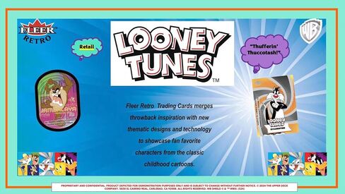 Fleer Retro Looney Tunes 5 عبوات صندوق تداول Blaster Trading (Upper Deck 2024) in Kuwait