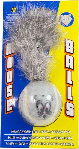 كرات Petsport Mouse - كرات الماوس للقطط ، ألعاب Catnip ، لعبة الماوس ، التفاعلية ، المعتمدة غير السامة ، 100 ٪ من النعناع البري ، لن ترتدي الأسنان - 1.5 "(حزمة 1) in Kuwait