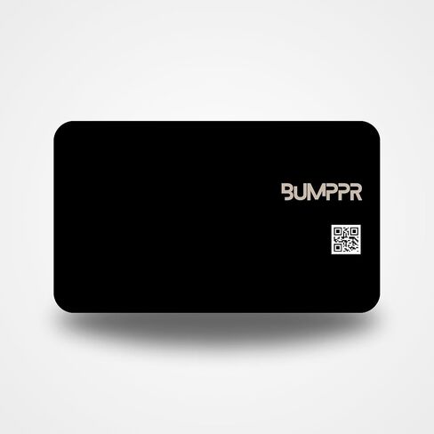Digital Business Card - Black - for iPhone and Android - NFC Enabled for Seamless Networking With Smart Customizable Profile with QR Code (Blue) in Saudi Arabia