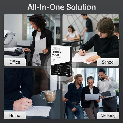ورقة طابعة M&G Copy ، 8.5 × 11 ، 20 رطل ، 1 ream (500 ورقة) ، 95 مشرق ، أبيض in Saudi Arabia