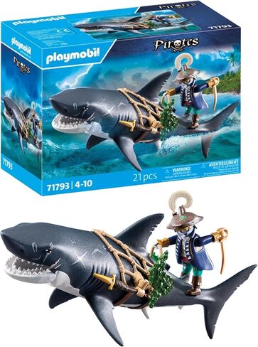 Playmobil Giant Shark with Pirate in Saudi Arabia